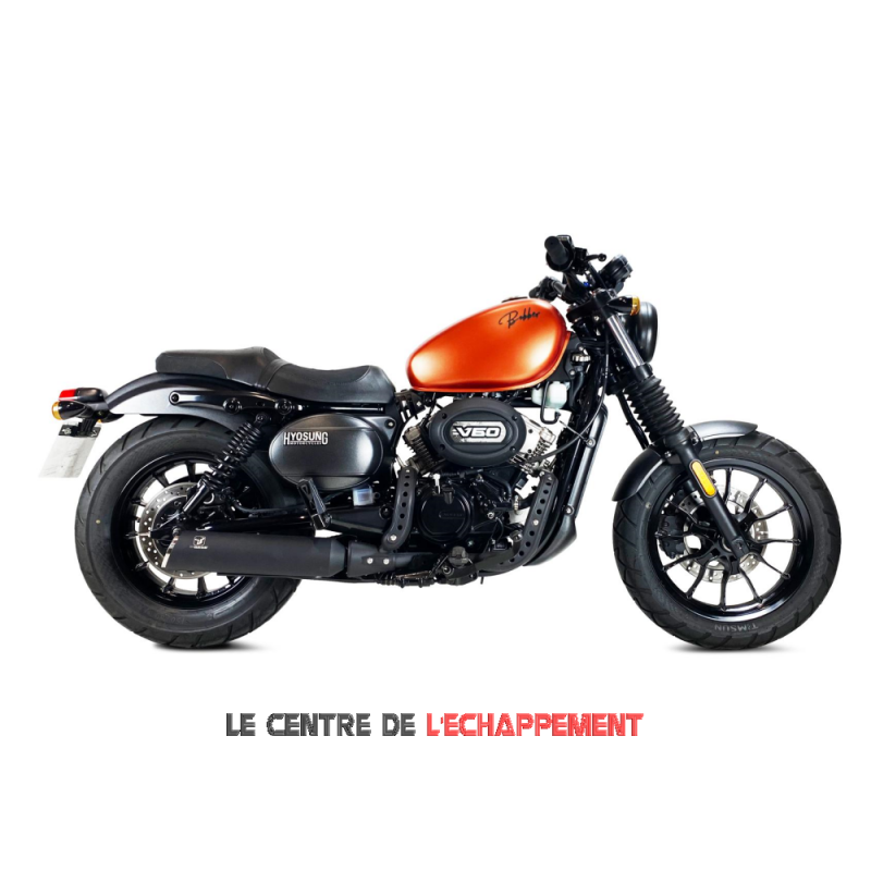 Silencieux IXRace Custom Black Hyosung Bobber 125/300 2018-...