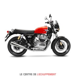 Silencieux LEOVINCE CLASSIC RACER ROYAL ENFIELD CONTINENTAL GT 650 / INTERCEPTOR 650 2019-...