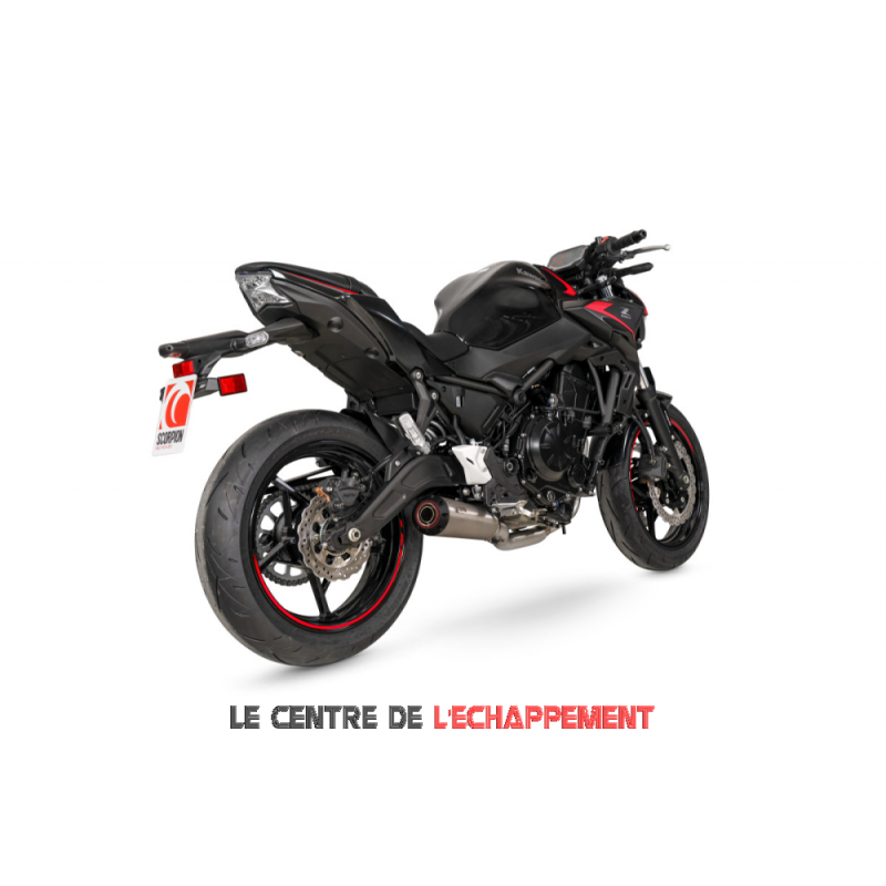 Ligne Complète Scorpion Red Power Kawasaki Z 650 2017-...