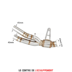 Manchon raccord sans catalyseur Triumph Speed Triple 1200 RR / RS 2021-...