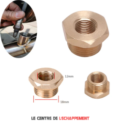 Réducteur pour sonde lambda 18 à 12 mm