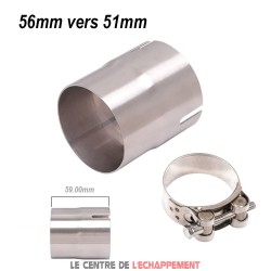 Bague de réduction inox 56-51mm