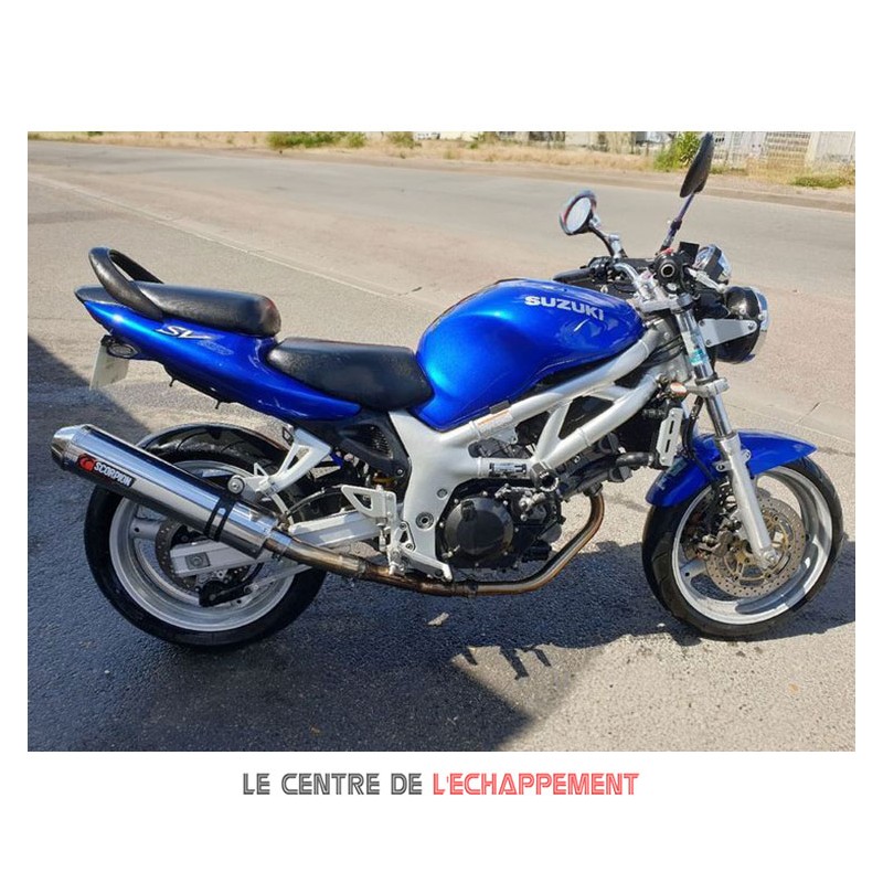 Silencieux Scorpion Factory rond Suzuki SV650 N / S 2004 -2015