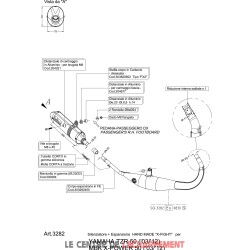 Ligne Complète Leovince X-Fight 50cc MBK X-Power 2003-2012 et Yamaha TZR 2003-2013