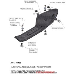 Protection thermique Leovince Husqvarna 701 SM / Enduro / LR 2017-…