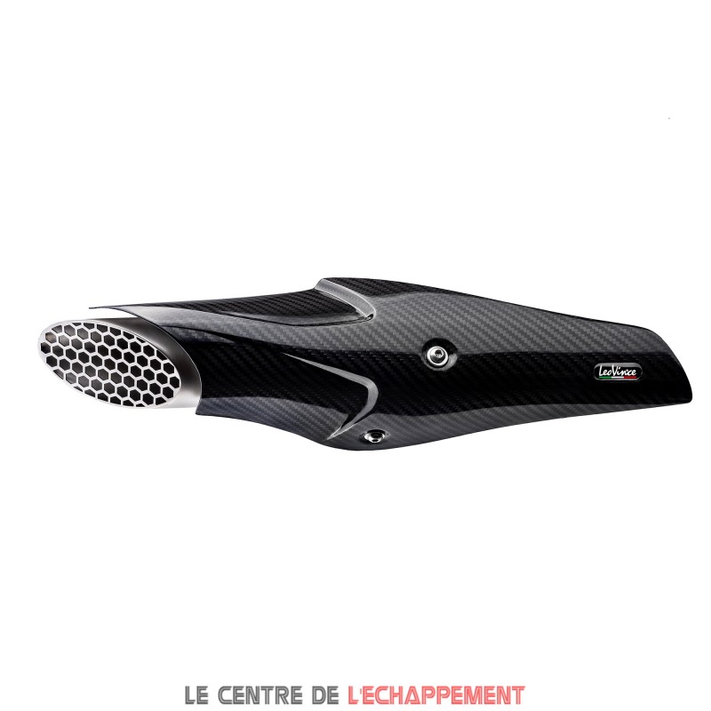 Embout de silencieux avec protection carbone Leovince Yamaha MT 07