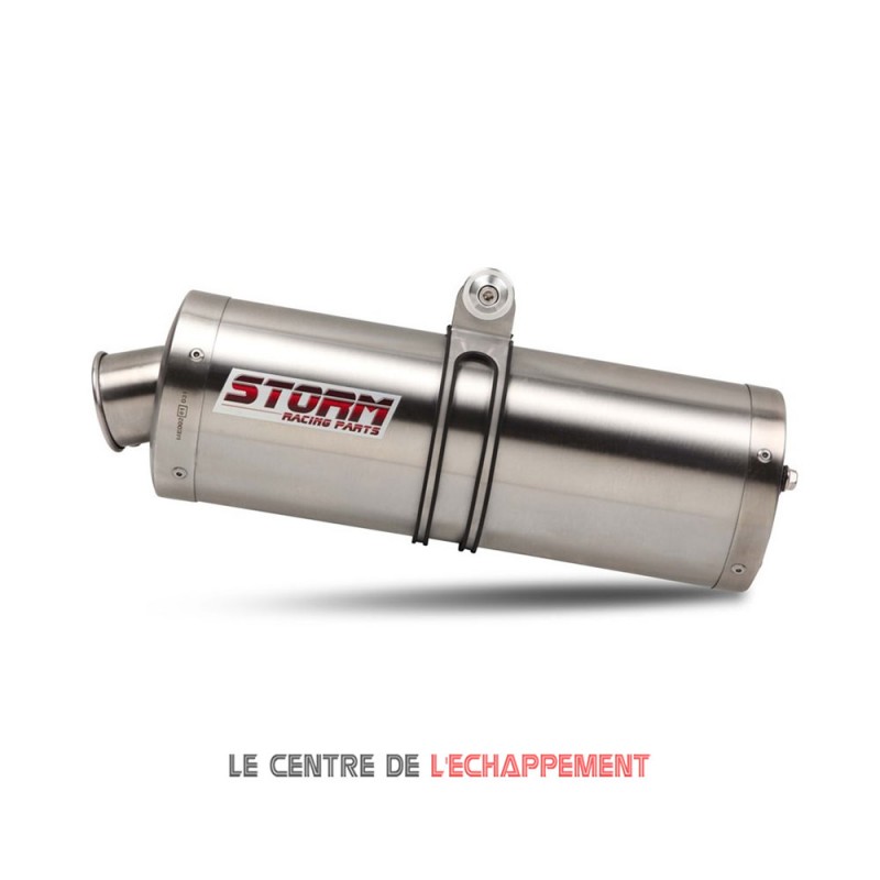 Silencieux Storm OVAL Adapt. KAWASAKI ZX6R 1998-2002