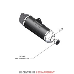 Réducteur de bruit entrée de silencieux Diam. 54 mm