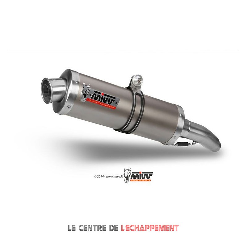 Silencieux MIVV OVAL KAWASAKI ZX6R 1998-2002