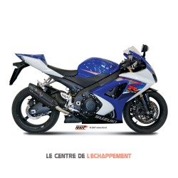 Silencieux MIVV SUONO (coupelle carbone) SUZUKI GSX R 1000 2007-2008