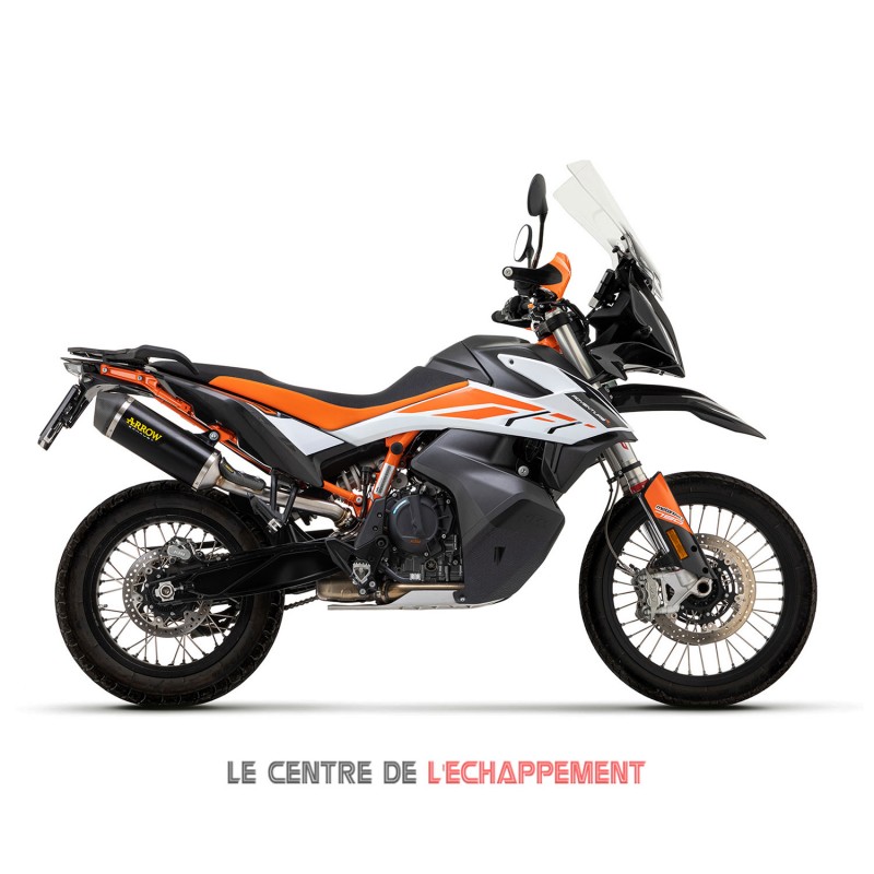 Silencieux ARROW Race Tech (coupelle carbone) KTM 790 Adventure/R 2019-2020 et 890 Adventure / SMT 2021-...