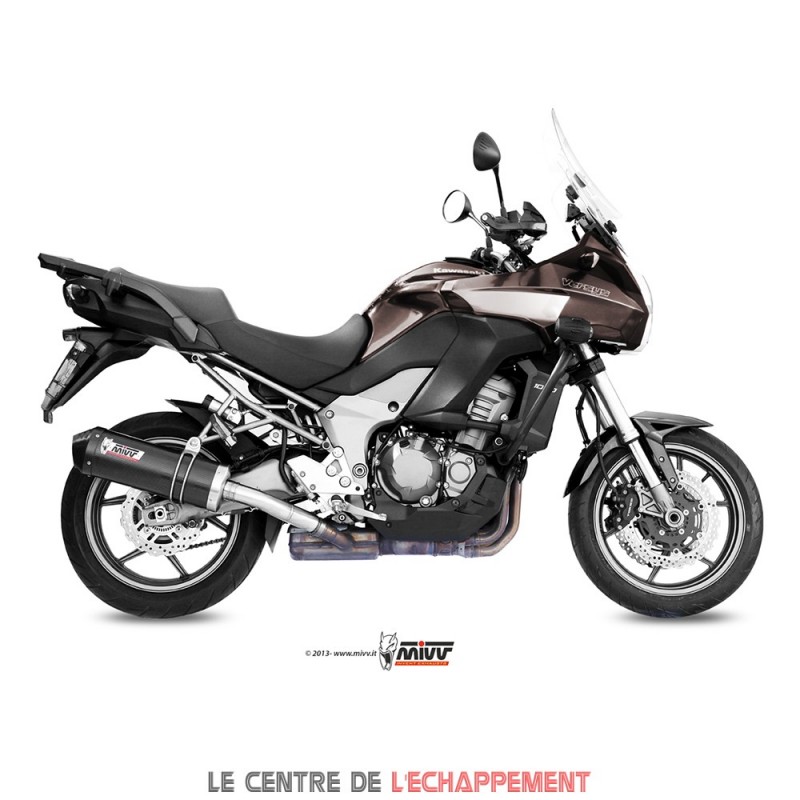Silencieux MIVV SPORTLINE (coupelle carbone) KAWASAKI Versys 1000 2012-2014