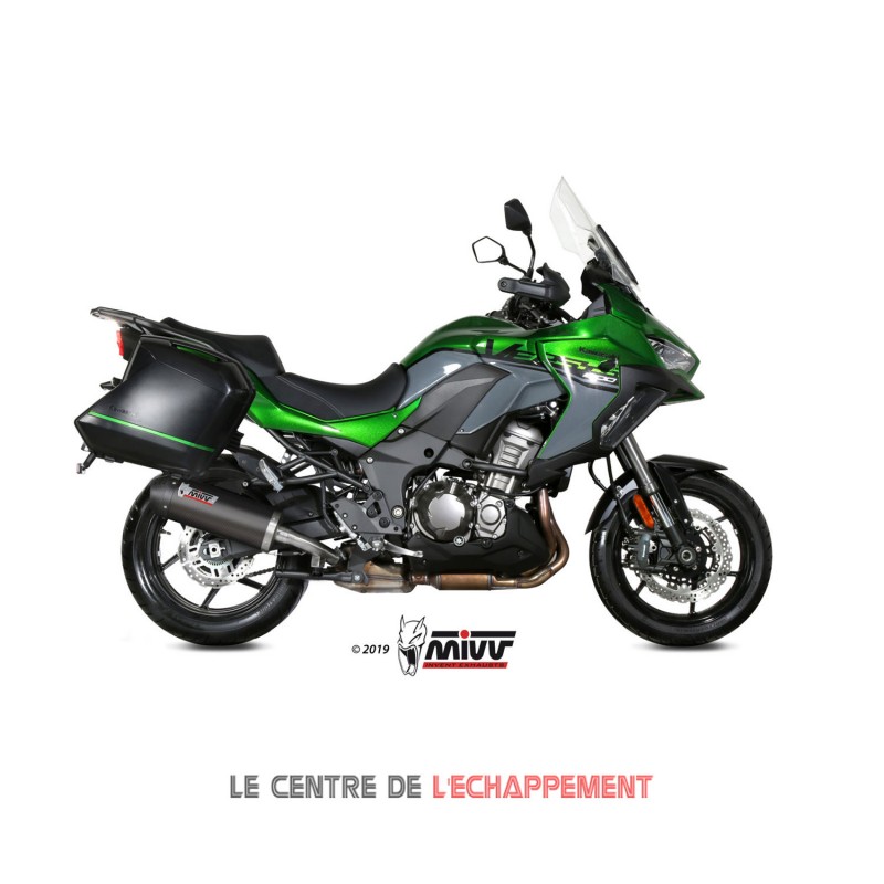 Silencieux MIVV SPORTLINE (coupelle carbone) ovale KAWASAKI Versys 1000 2019-...