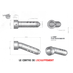 Réducteur de bruit Leovince N° 32BF