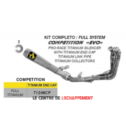 Ligne Complète Arrow Pro-Race Compétition Honda CBR 1000 RR-R / SP 2024-…