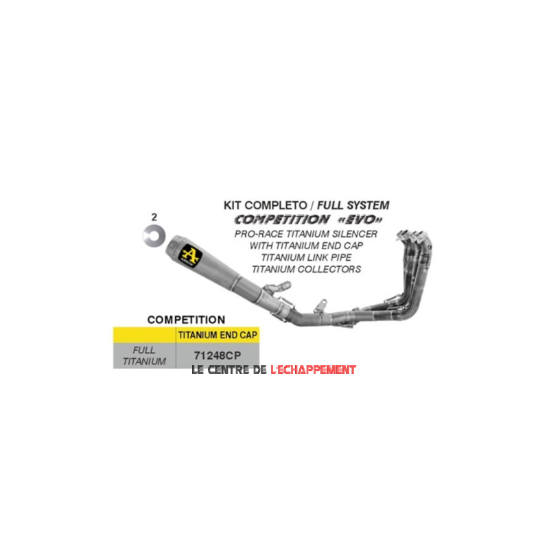 Ligne Complète Arrow Pro-Race Compétition Honda CBR 1000 RR-R / SP 2024-…
