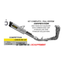 Ligne Complète Arrow Indy Race Evo Compétition Honda CBR 1000 RR-R / SP 2024-…