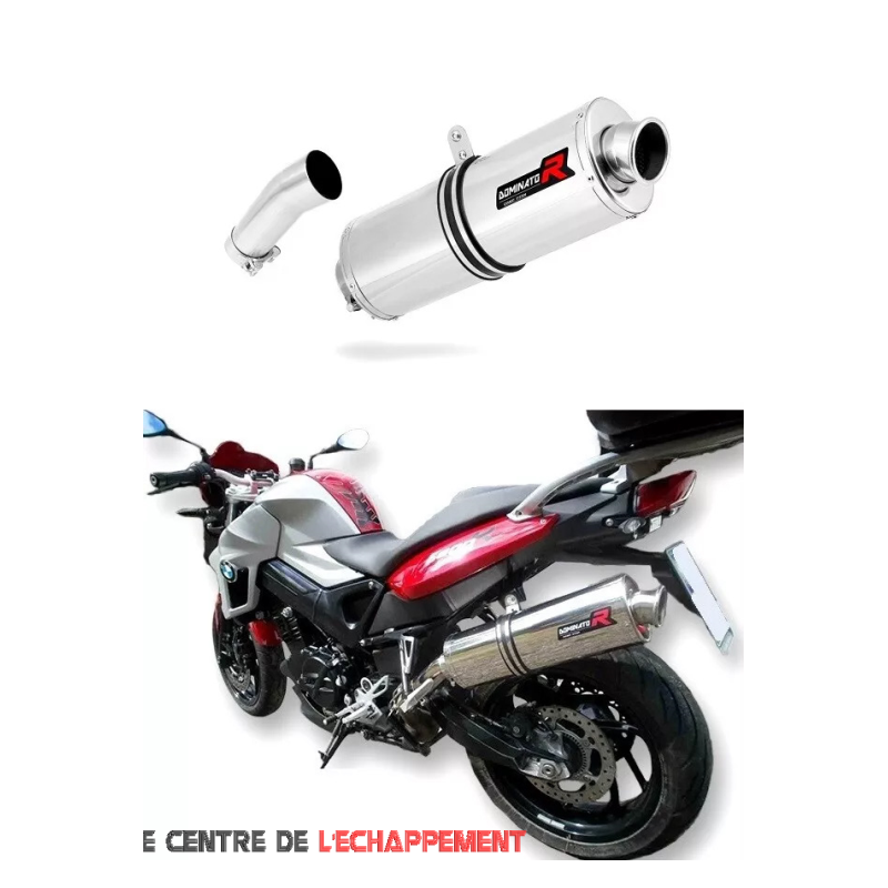Silencieux Dominator Slip-on Ovale BMW F 800 R / GT