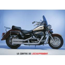 Ligne Complète Falcon Double Groove SUZUKI  VZ 1600 Marauder / M1600 Intruder et Kawasaki VN 1500 Mean Strike