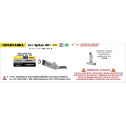 Silencieux Arrow Indy Race Evo Husqvarna Svartpilen 801 2024-...