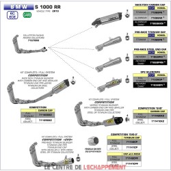 Silencieux ARROW Race Tech Adapt.BMW S 1000 RR 2017-...