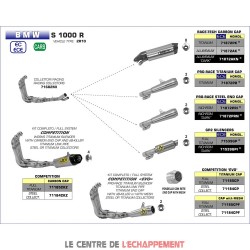 Ligne Complète ARROW Pro Race Adapt.BMW S 1000 R 2017-...