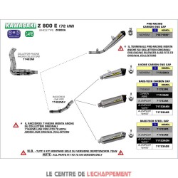 Silencieux ARROW Race Tech Kawasaki Z 800 E 2013-2017