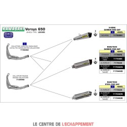 Ligne Complète ARROW X-Kone Adapt.Kawasaki ER6/ER6F/VERSYS