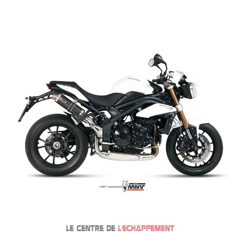 Silencieux MIVV ROUND GP Adapt.Triumph SPEED TRIPLE 1050 2011-