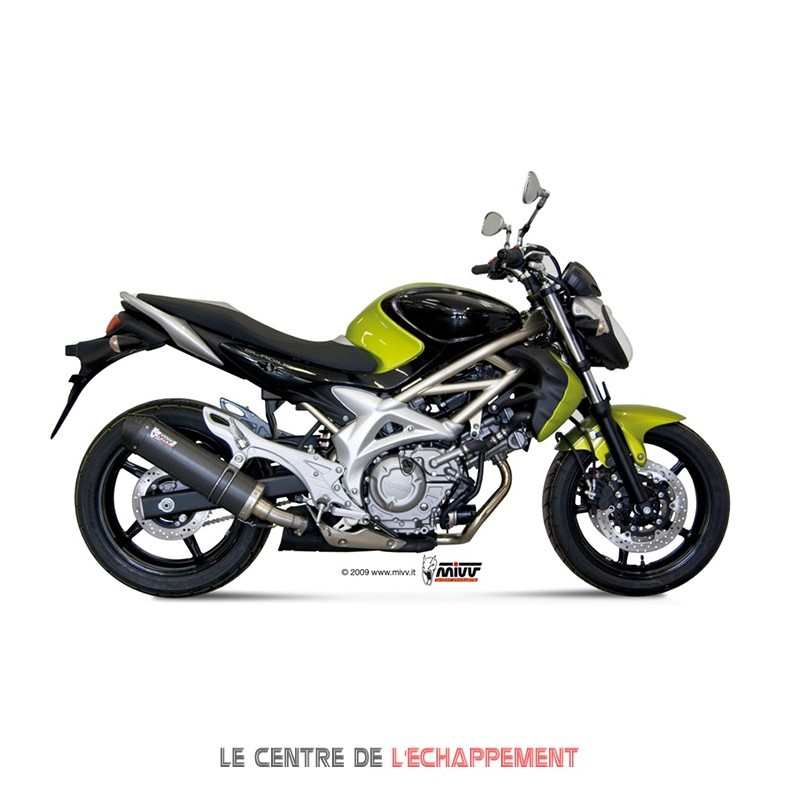Silencieux MIVV SPORTLINE Ovale Adapt.Suzuki 650 GLADIUS 2009-