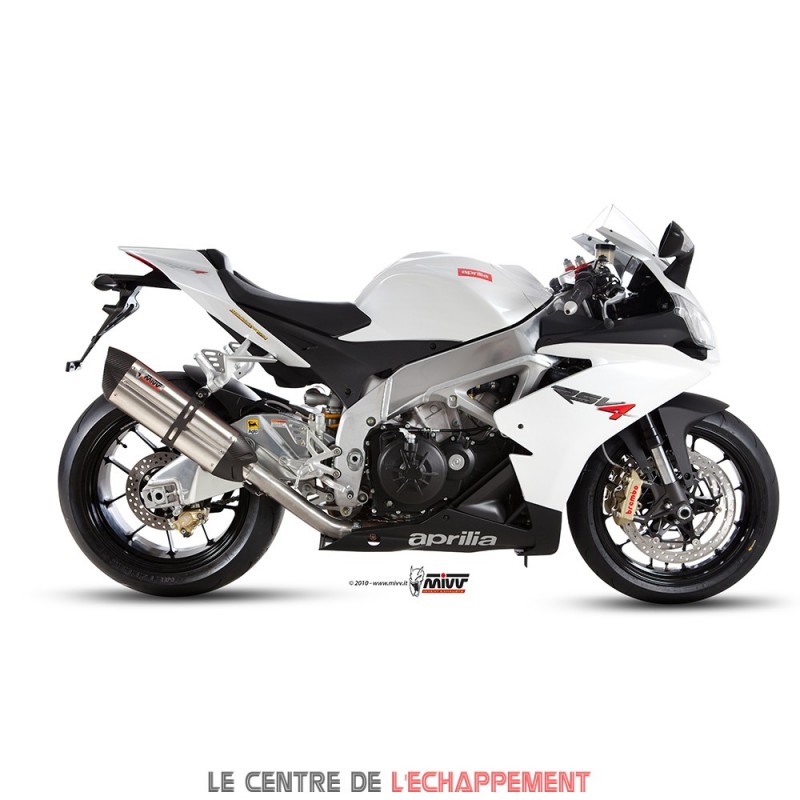 Silencieux MIVV SUONO Adapt.Aprilia RSV4/RSV4 FACTORY / TUONO 1000 V4R/APRC